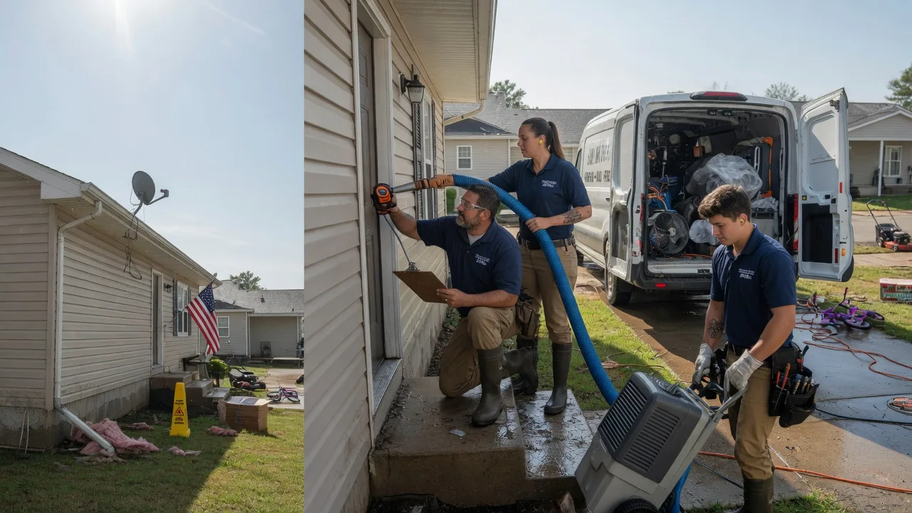 Ceiling Water Damage Restoration in Beresford, SD near me